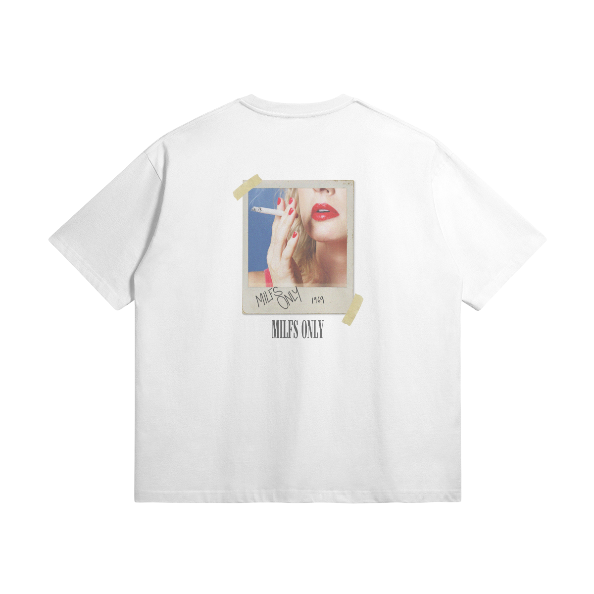 MILFS ONLY POLAROID HEAVYWEIGHT T-SHIRT